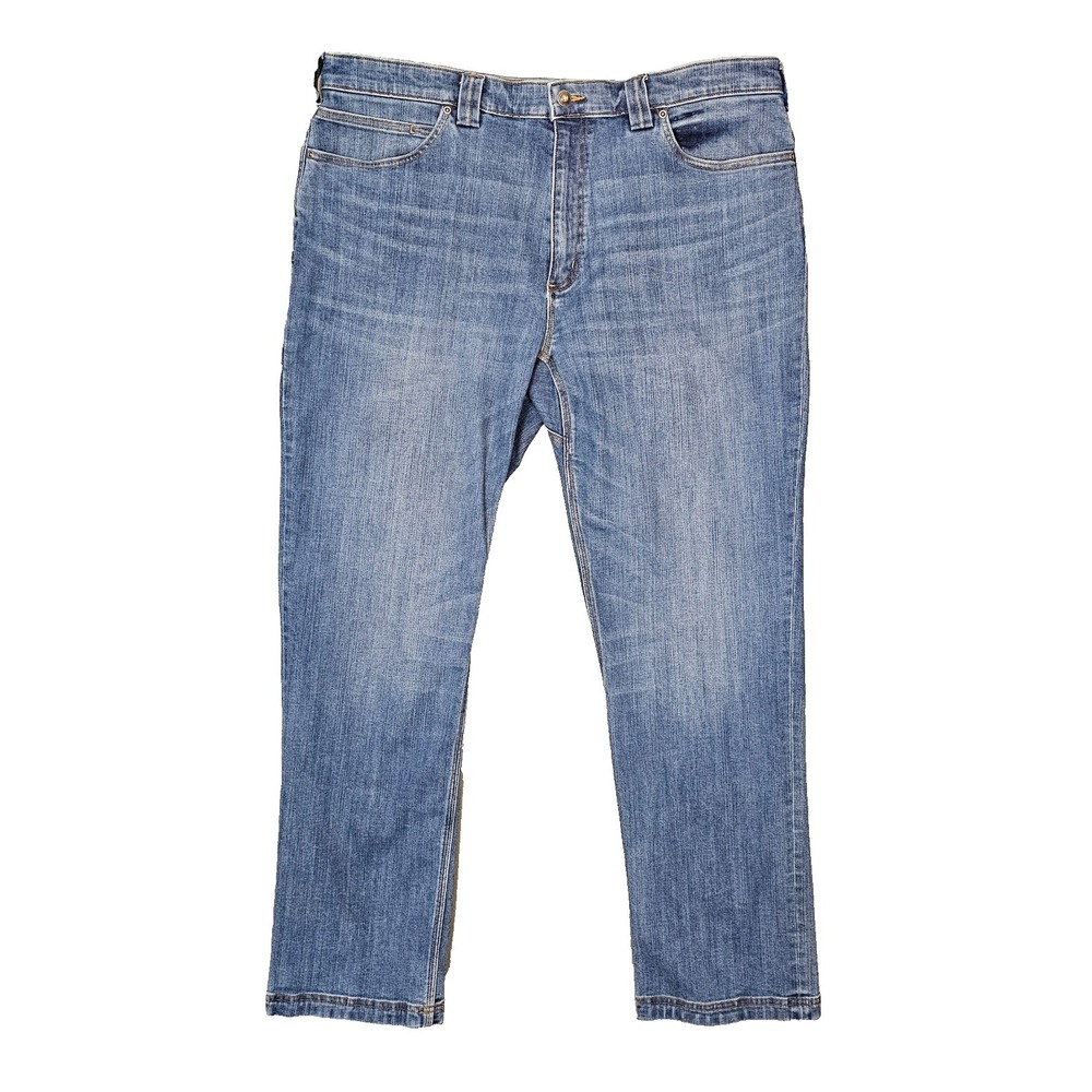 Duluth Trading Mens 40x34 Ballroom Double‎ Flex Jeans Relaxed Fit Blue Stretch
